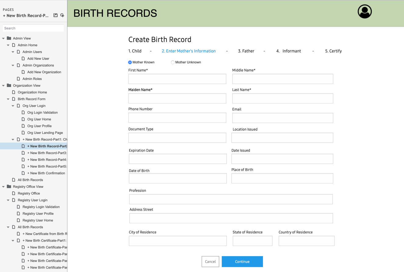 Birth Registry