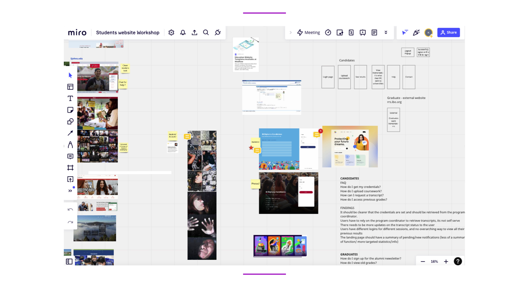 Students website
