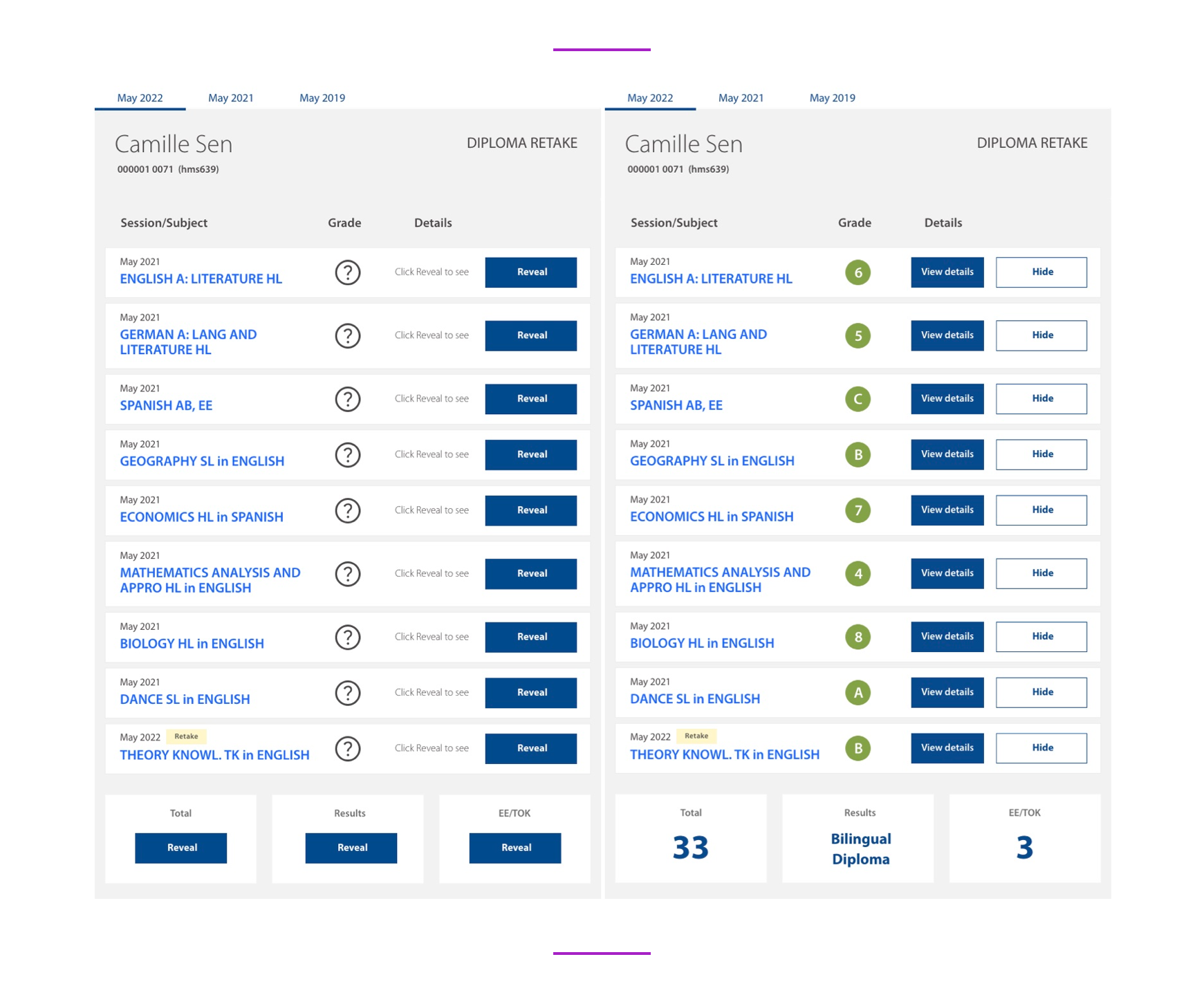 Students website
